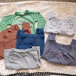 6 Piece Hanna Andersson and Zutano Bundle- 18-24 months